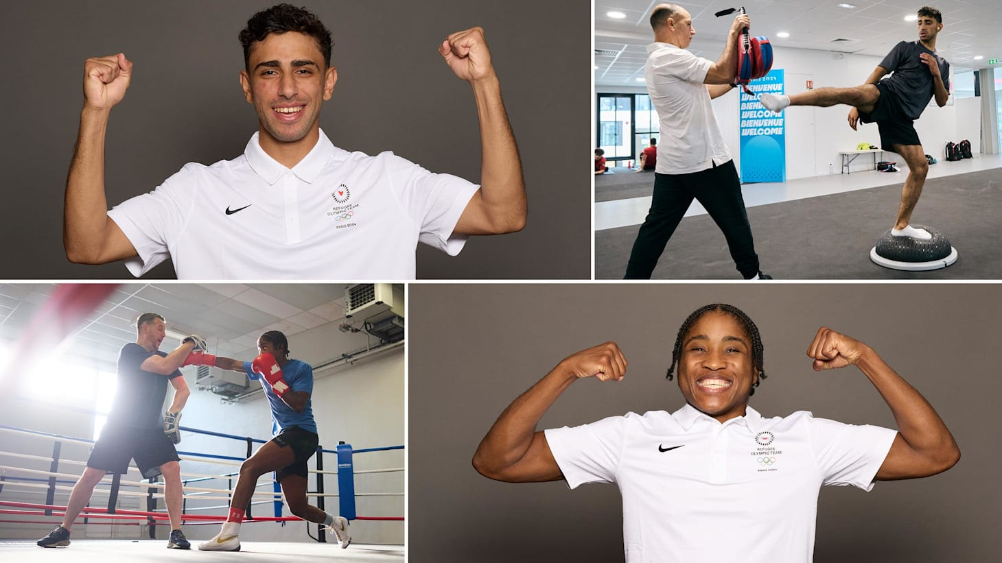 The boxer Cindy Ngamba and taekwondo athlete Yahya AlGhotany will be